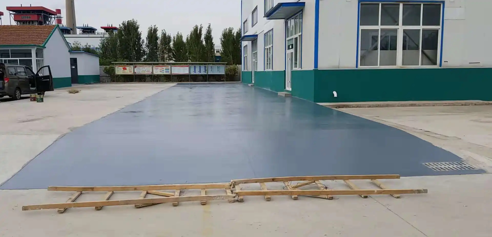 蓟州车间厂房地坪漆修补翻新